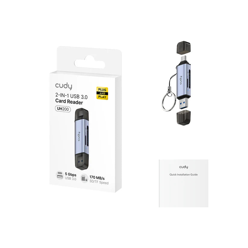Cudy Card Reader SD/microSD USB / USB-c