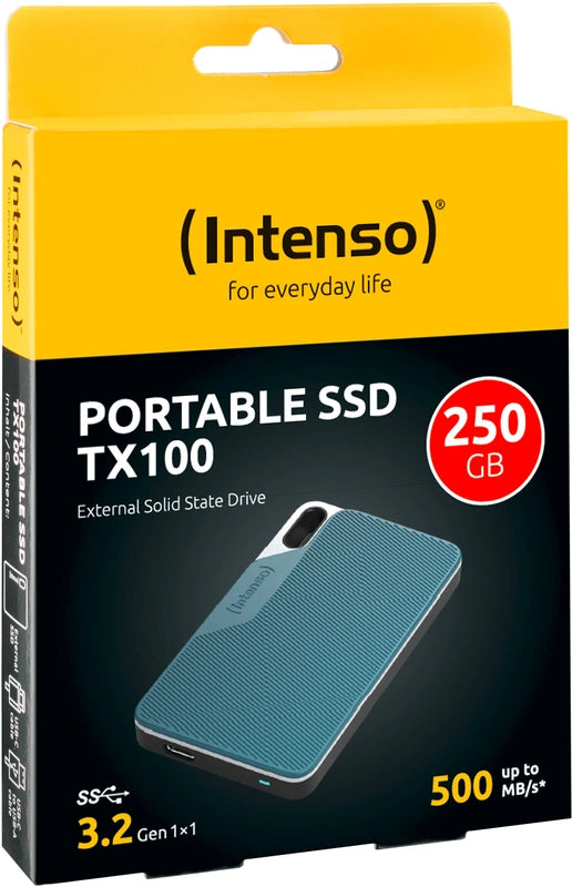 Intenso externe SSD TX100 250GB USB 3.2 Gen 1x1