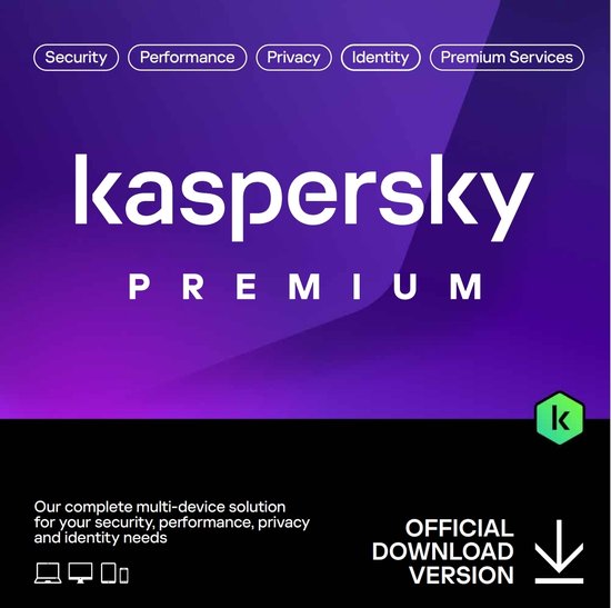 Kaspersky Premium 3-Devices 1 jaar