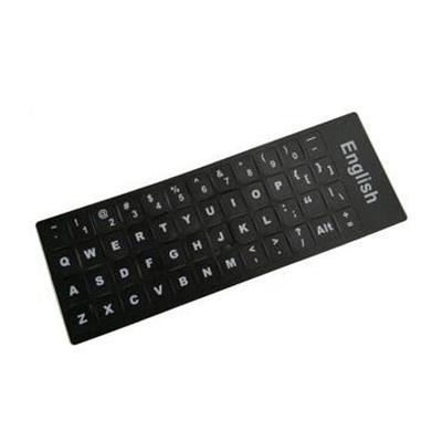 Keyboard Stickers for any Laptop, Desktop ,Notebook Black-White black / White-black English US layout 11mm*13mm