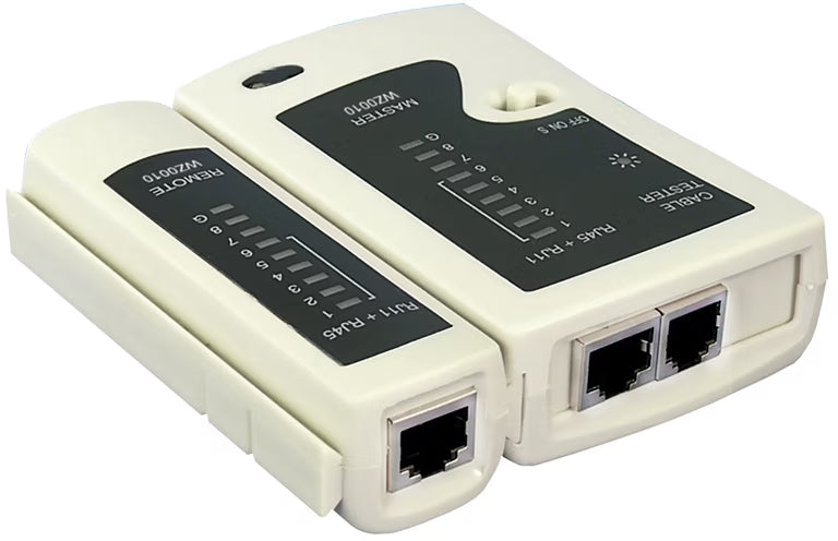 Logilink kabel Tester netwerk f. RJ45/RJ11/RJ12 Kabel