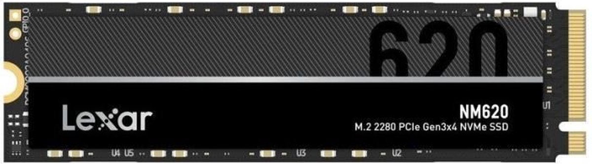Lexar NM620 - Interne SSD - PCIe Gen3x4 - NVMe M.2 2280 - 256 GB