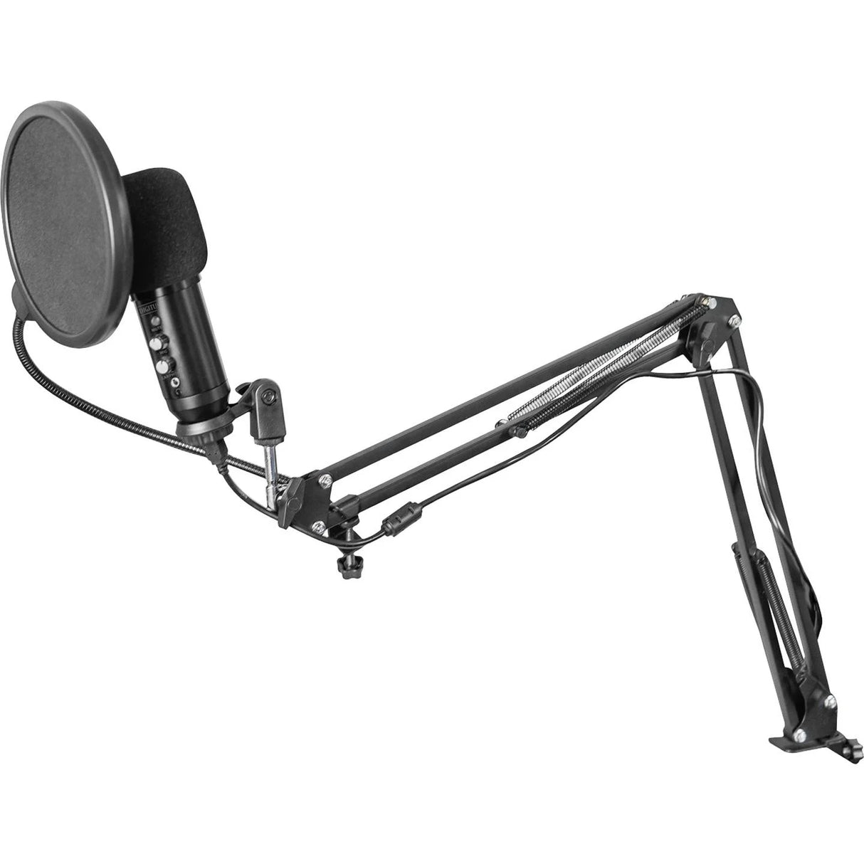 DIGITUS microfoon USB inkl. Scherenarm 1,5m zwart
