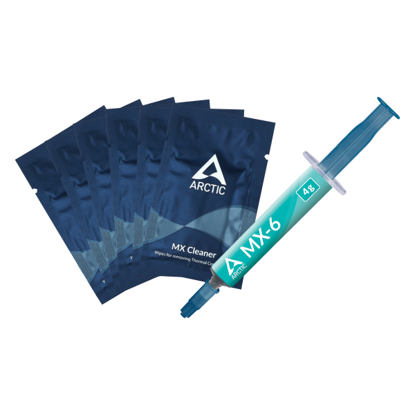 Arctic MX-6 ULTIMATE Performance Thermal Paste - 4 g with 6x MX Cleaner