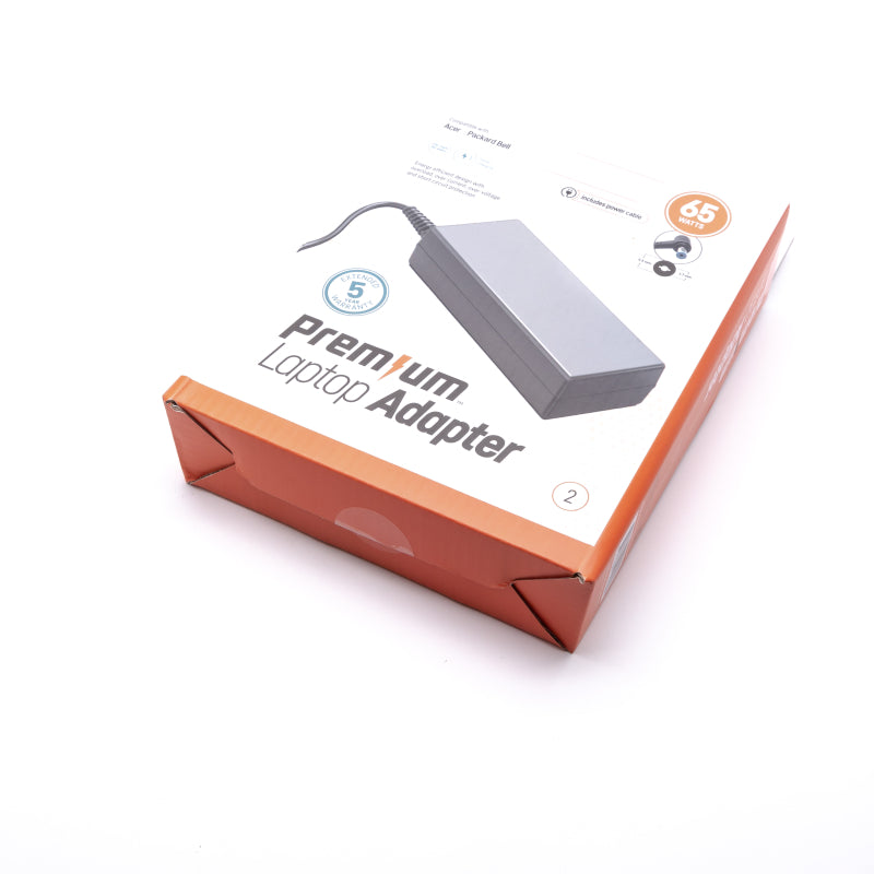 Premium Acer adapter in retailverpakking 19V 3,42A 5,5mm * 1,7mm incl. netsnoer