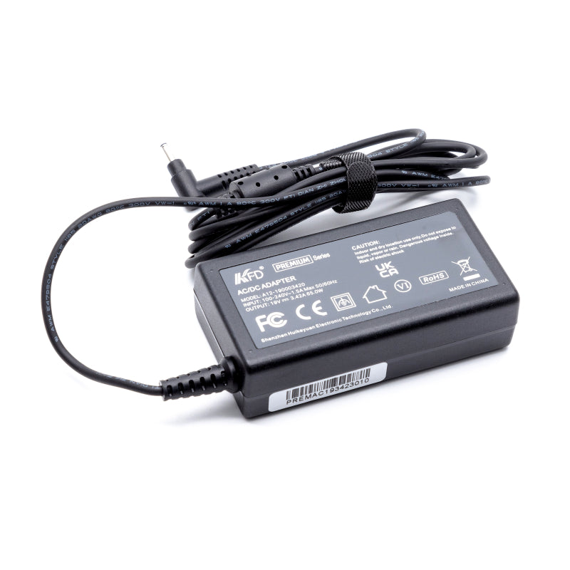Premium adapter Acer in retailverpakking 19V 3,42 Ampere 3,0 mm * 1,0 mm incl. netsnoer