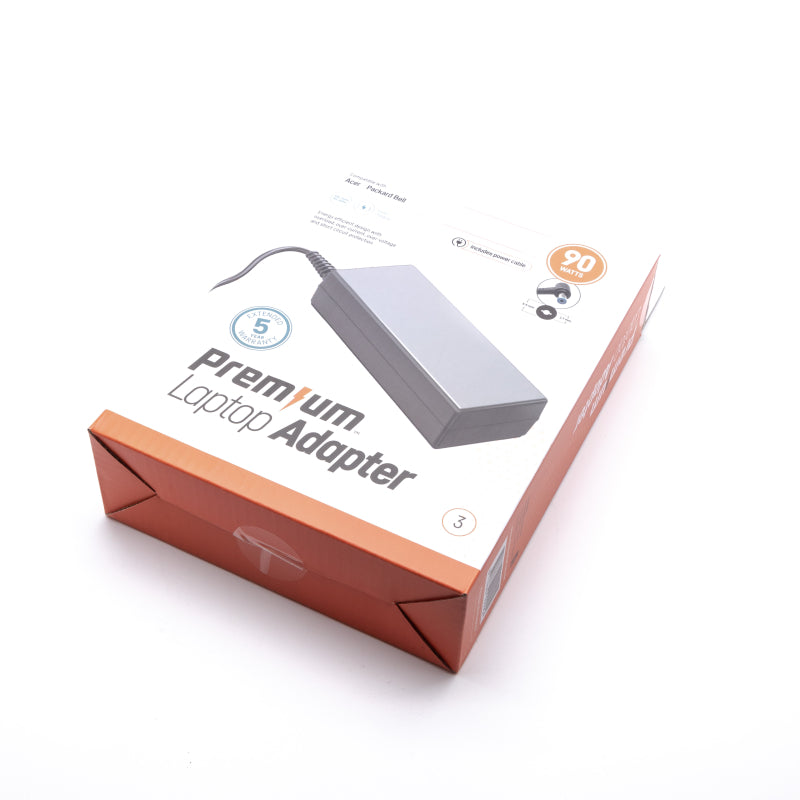 Premium Acer adapter in retailverpakking 19V 4,74A 5,5mm * 1,7mm incl. netsnoer 90w