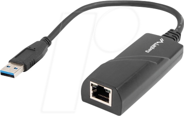 Lanberg USB->RJ45 Netzwerkkaart USB 3.0 1x RJ45 1GB Kabel