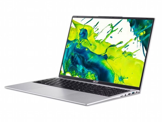 Acer Swift Lite SFL16-31P-327U, Intel Core 3 N355, Laptop 40,6 cm (16") WUXGA, 8 GB LPDDR5-SDRAM, 512 GB SSD, Wi-Fi 6 (802.11ax), Windows 11 Home Zilver