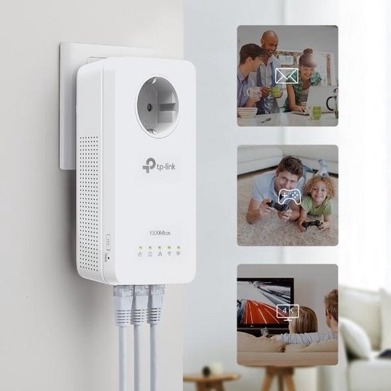 TP-Link TL-WPA8631P - WiFi powerline - Uitbreiding - 1-Pack