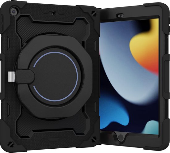 Tablet hoes geschikt voor de Apple iPad 10.2 (2021/2020/2019) - Zwart