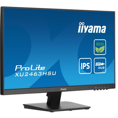 iiyama ProLite XU2463HSU-B1 computer monitor 60,5 cm (23.8") 1920 x 1080 Pixels Full HD LED Zwart