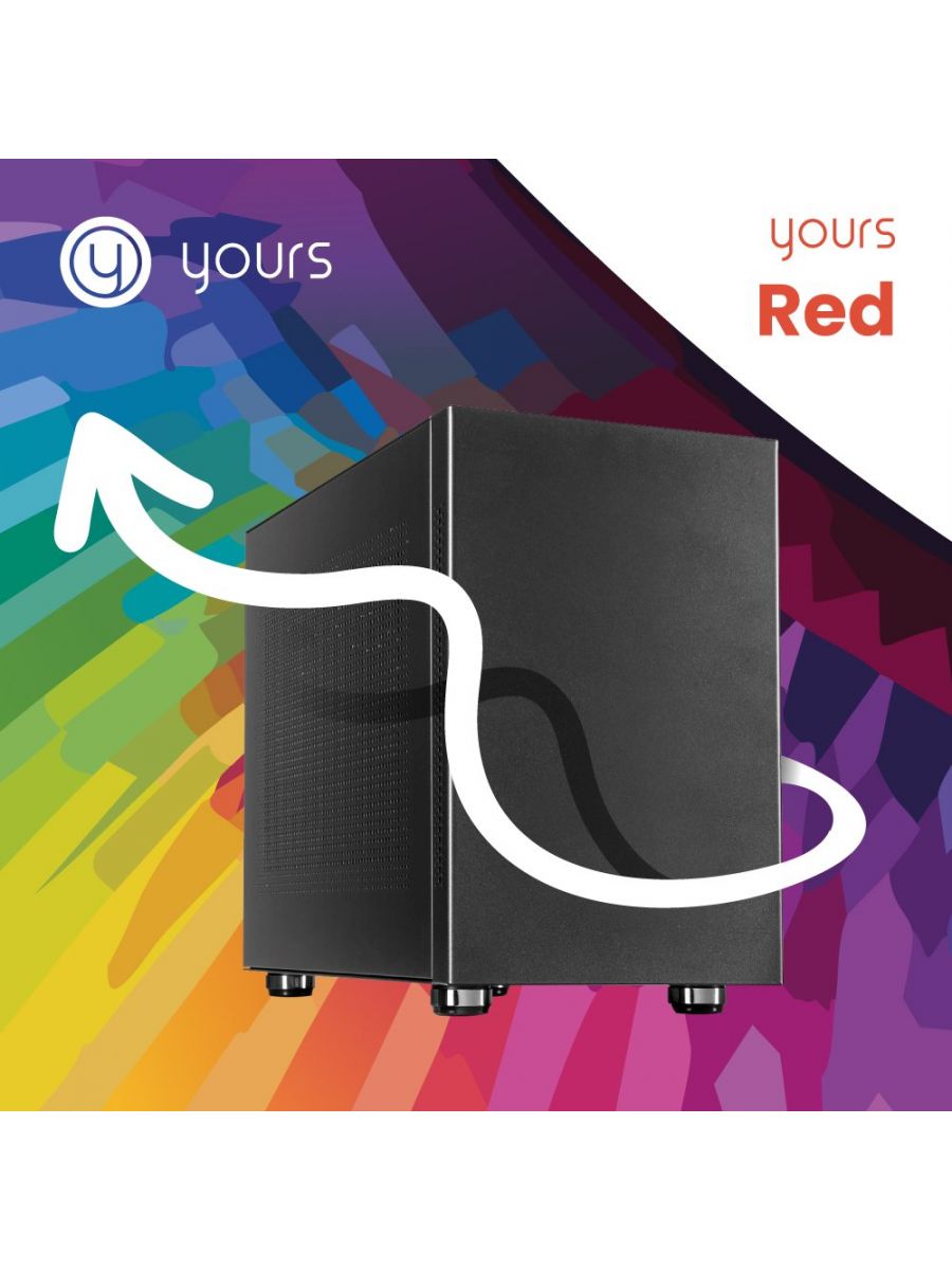 YOURS GREEN , AMD Ryzen 5 5600GT , 32GB RAM , 1TB SSD , HDMI , Windows 11 Professional , Small Form Factor Behuizing