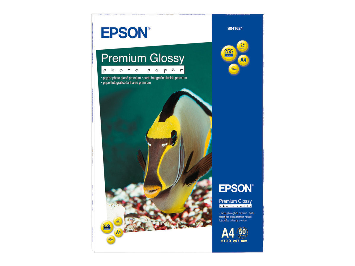 EPSON Premium glossy photo paper inktjet 225g/m2 A4 50 sheets 1-pack