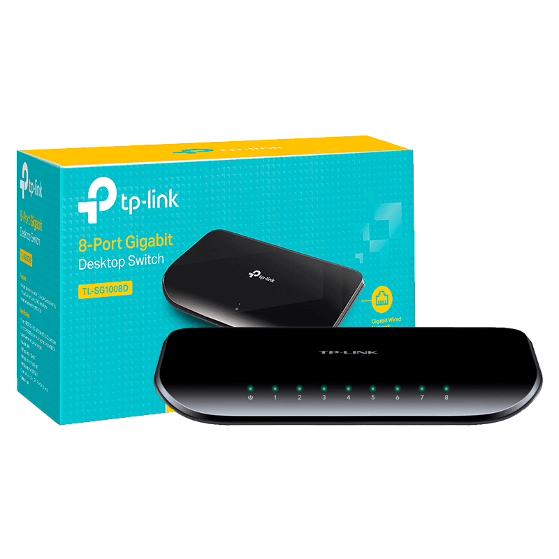 Switch TP-Link 8x GE TL-SG1008D V6.0