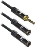 Ewent EW9236 Audiosplitter 3.5mm male naar 2x 3.5mm female 0.15m ( AC3620 )