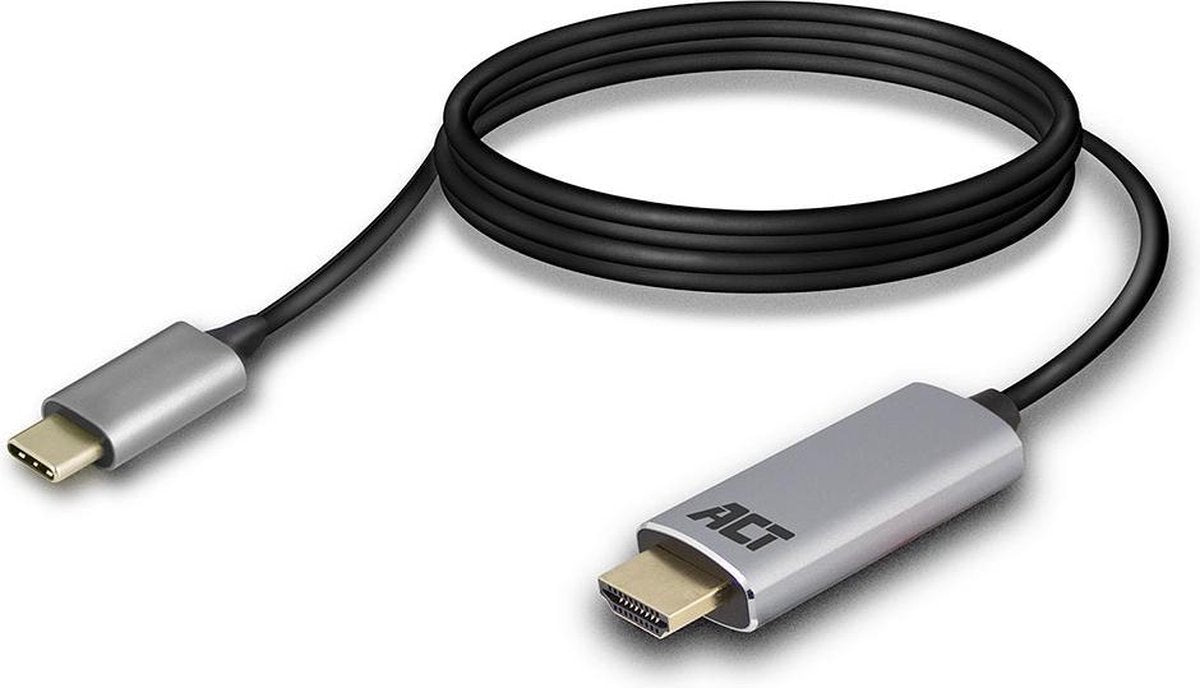 ACT AC7015 USB-C to HDMI 4K connection cable 1,8m