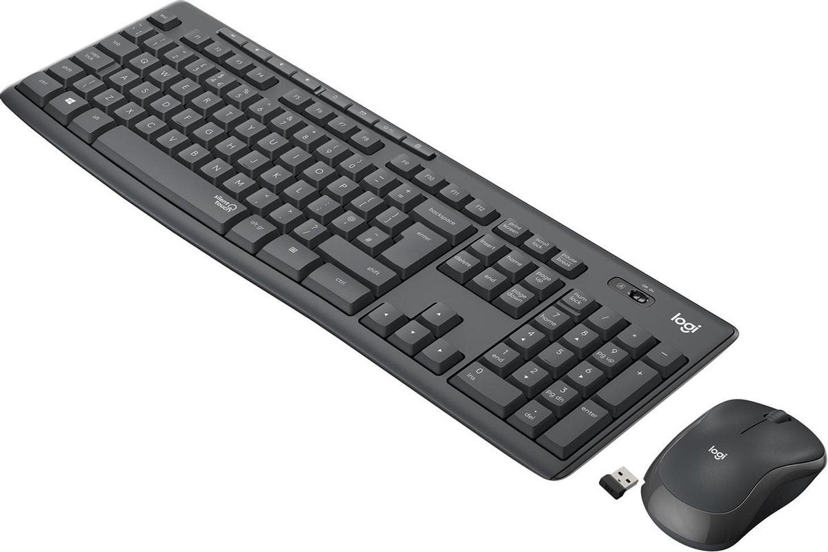 Logitech MK295 Wireless Silent Desktopset US Layout