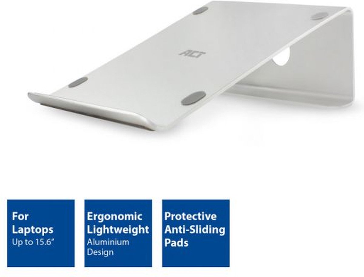 ACT AC8115 Laptopstandaard tot 15.6" Aluminium