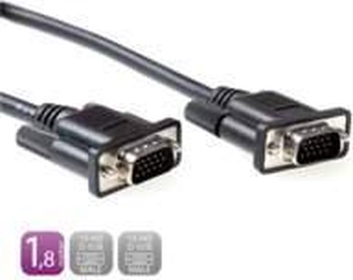 Ewent ew9880 VGA/SVGA Monitor Cable 1.8 Meter ( AC3510 )