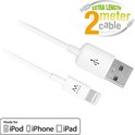 Ewent EW9902 USB lightning kabel apple 2 mtr. ( AC3012 )