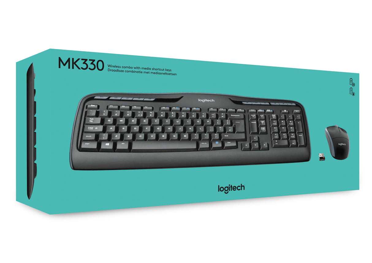 Logitech MK330 Wireless Desktopset US Layout