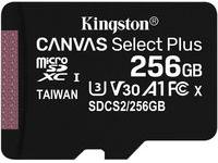 SD MicroSD Card 256GB Kingston SDXC Canvas