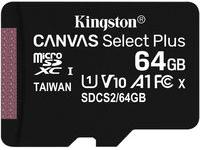 SD MicroSD Card 64GB Kingston SDXC Canvas