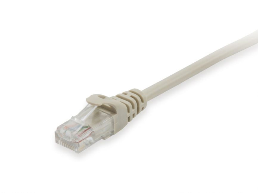 Patchkabel Cat6 U/UTP 2xRJ45 0.50m beige plastic zak