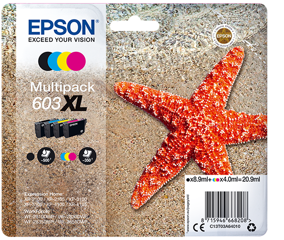 EPSON Multipack 4-colours 603XL Ink