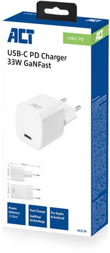 ACT AC2130 USB-C LADER 1 POORT 33W, PD