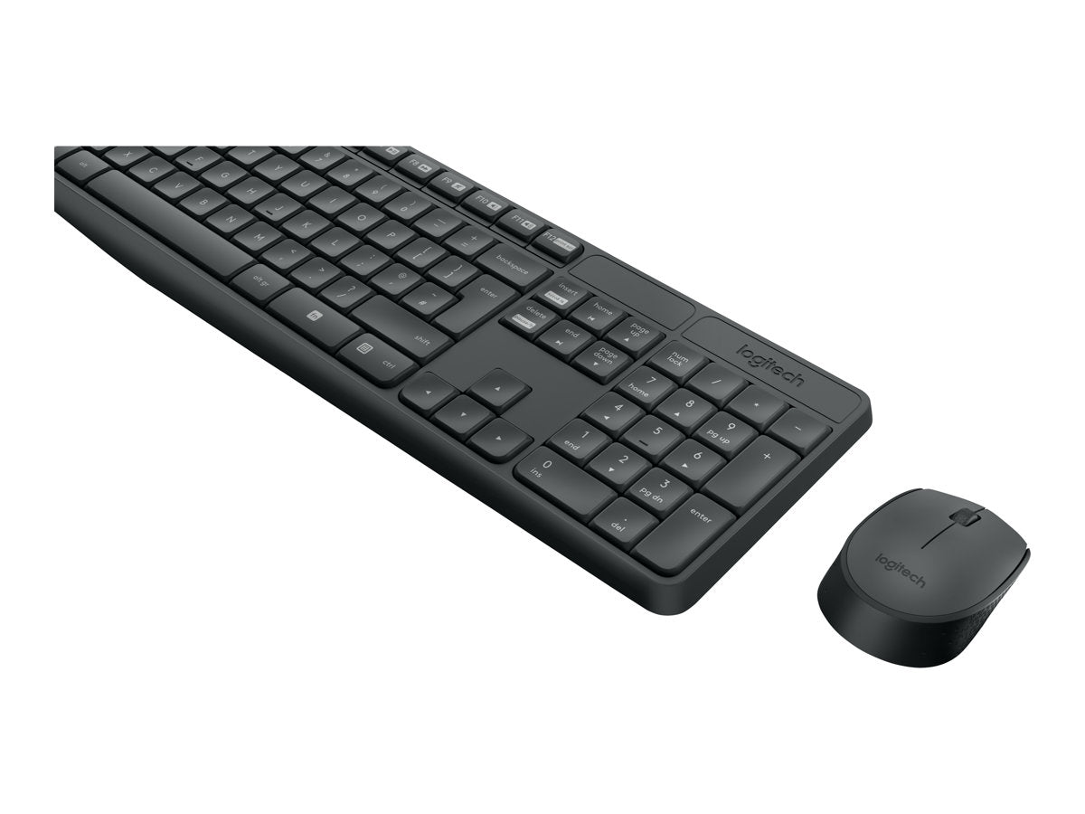 LOGITECH MK235 wireless Keyboard + Mouse Combo Grey