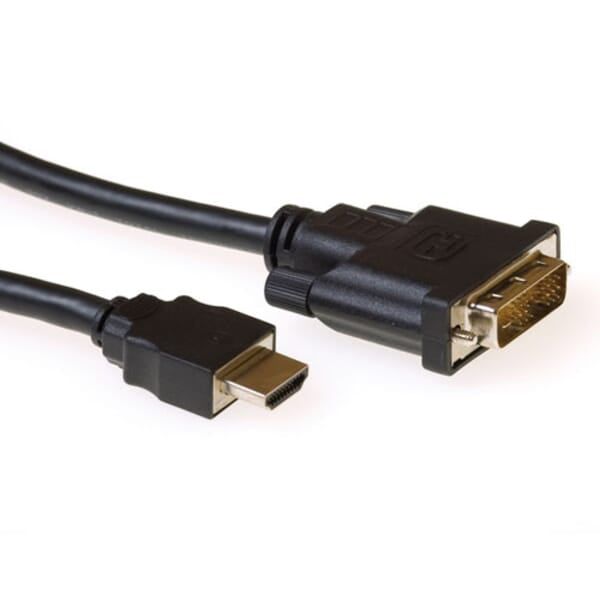Ewent ew9860 Converter cable HDMI A male - DVI-D male 2 Meter