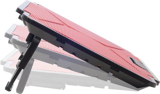 Spirit of Gamer - Laptop Cooling pad - Koeler Blade 100 - tot 15,6 inch - Rood