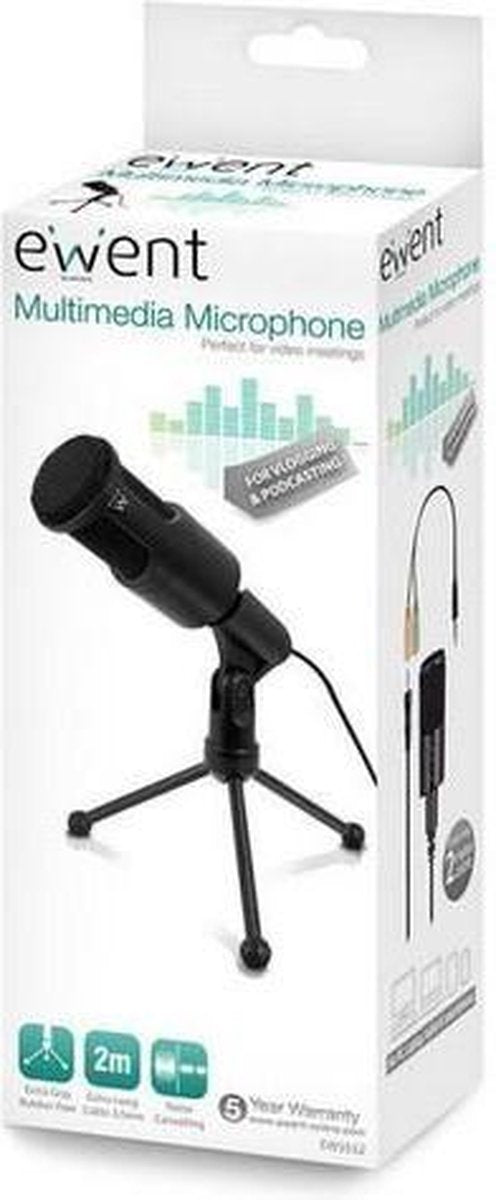 Ewent EW3552 Multimedia microfoon met noise cancelling