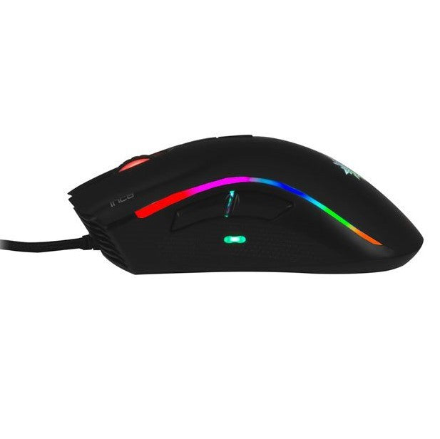 INCA Gaming Muis IMG-349 6400 DPI, RGB, 7 Knoppen, USB, SW retail