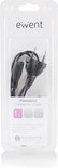 Ewent ew9181 230V Connection Cable Euro male - C7 female 1.5 Meter