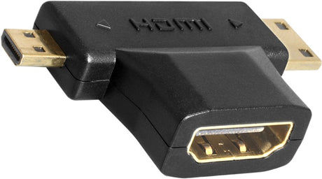 HDMI Adapter Delock A -> mini C + micro D Bu/St/St