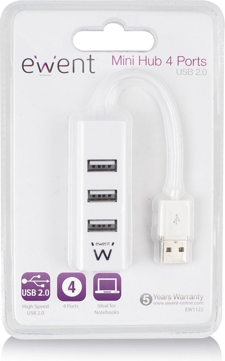 Act AC6200 Mini 4-poorts USB 2.0 Hub