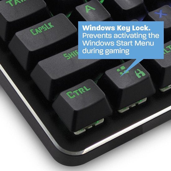 Ewent PL3350 Mechanisch Gaming Toetsenbord met RGB-verlichting