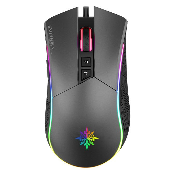 INCA Gaming Muis IMG-GT19 4800 DPI, RGB, 7 Tasten, USB, SW retail