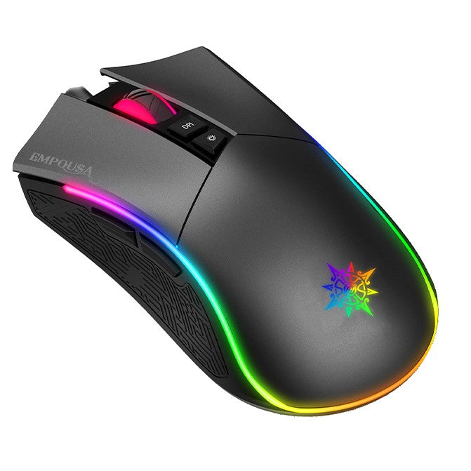 INCA Gaming Muis IMG-GT19 4800 DPI, RGB, 7 Tasten, USB, SW retail