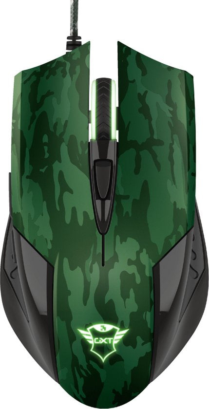 Trust GXT781 Rixa - Gaming Bundel - Muis & Muismat - Camouflage
