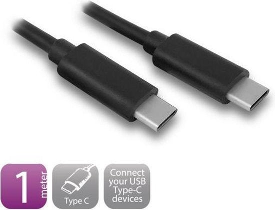 Ewent ew9640 Type-C Connection Cable USB 3.1 Gen1 (USB 3.0) 1.0 Meter ( AC7345 )