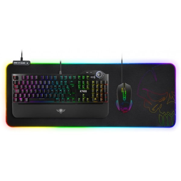 Spirit of Gamer RGB gaming muismat - extra groot - 35 x 25, 5 x 0,3 cm