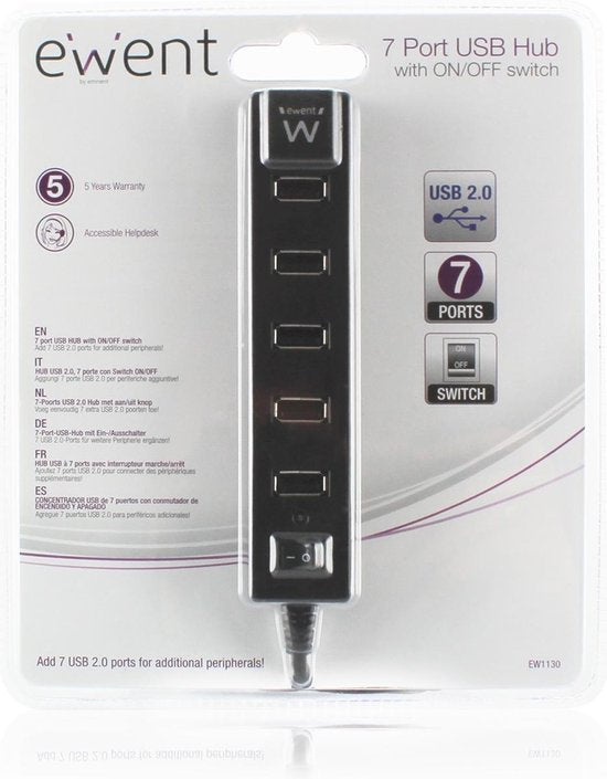 Act USB 2.0 Hub 7 port AC6215