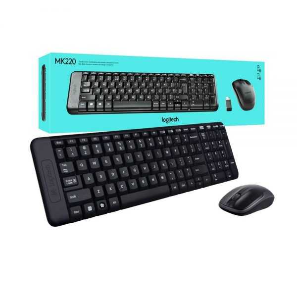 Logitech Wireless Desktop MK220 US-layout