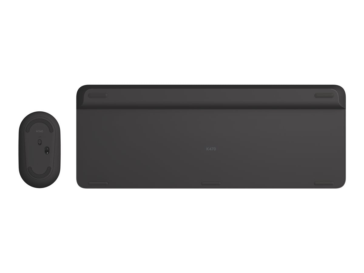LOGITECH Slim Wireless Keyboard and Mouse Combo MK470 - GRAPHITE