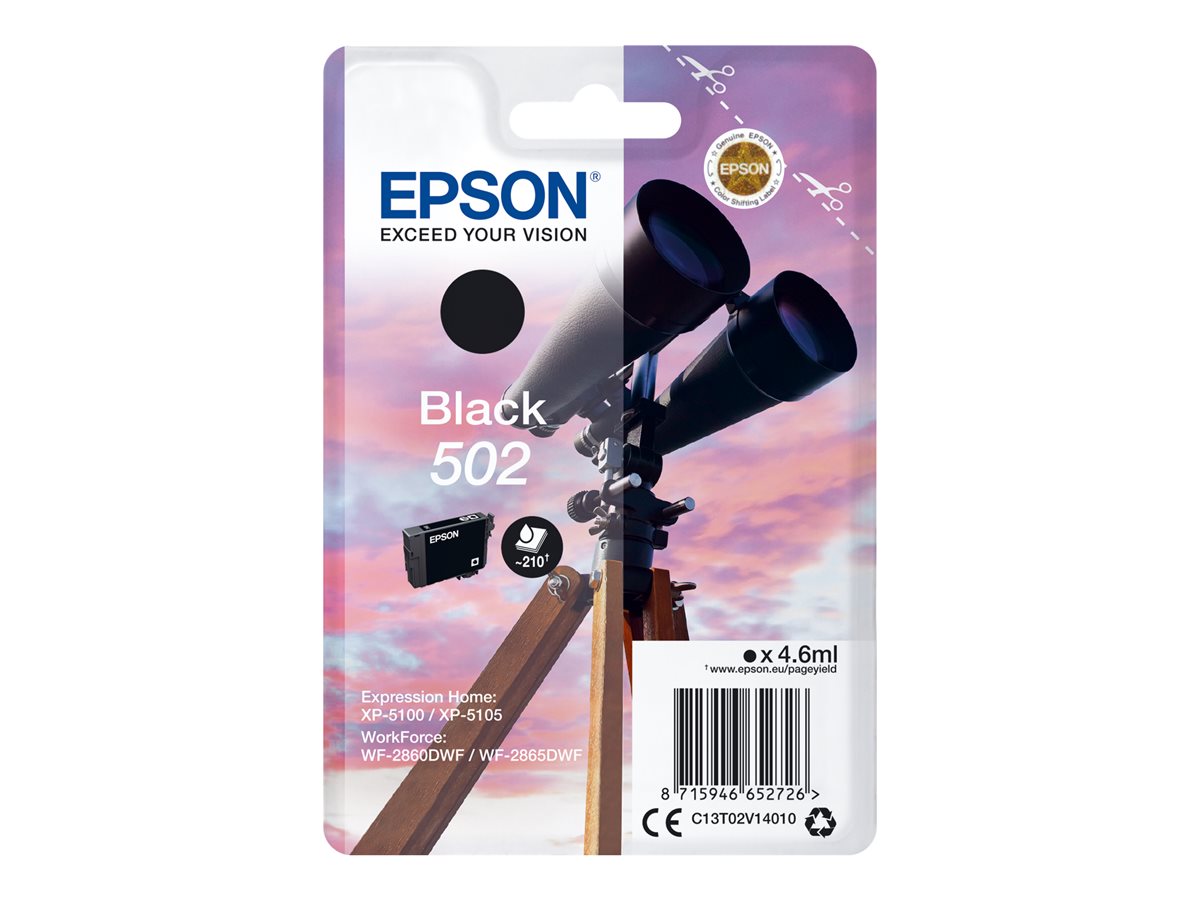 EPSON Singlepack Black 502 Ink