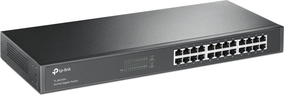 Switch TP-Link 48,3cm TP-Link TL-SG1024 24 poorts switch gigabit